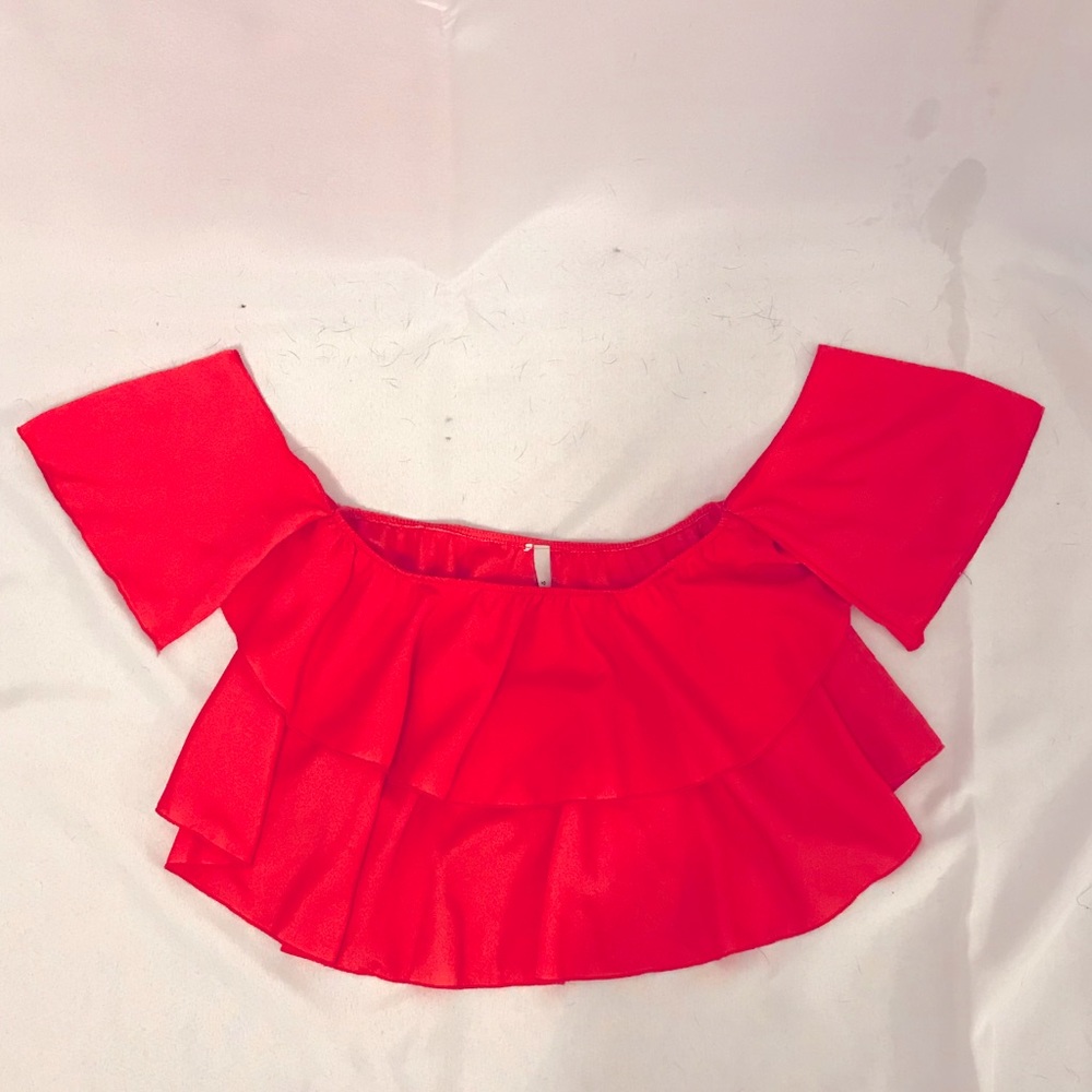 Ruffle Crop Top